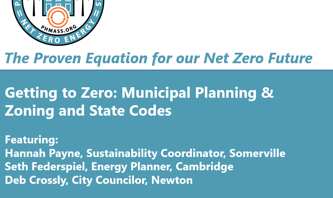 Getting to Zero: Municipal Planning & Zoning and State Codes