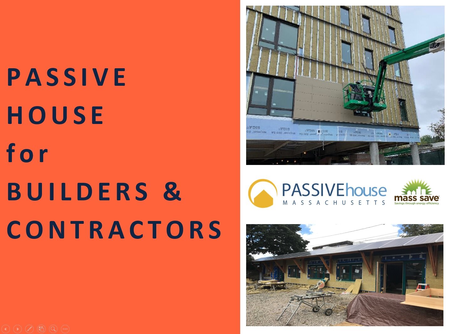 Passive House Builder & Contractor Workshop