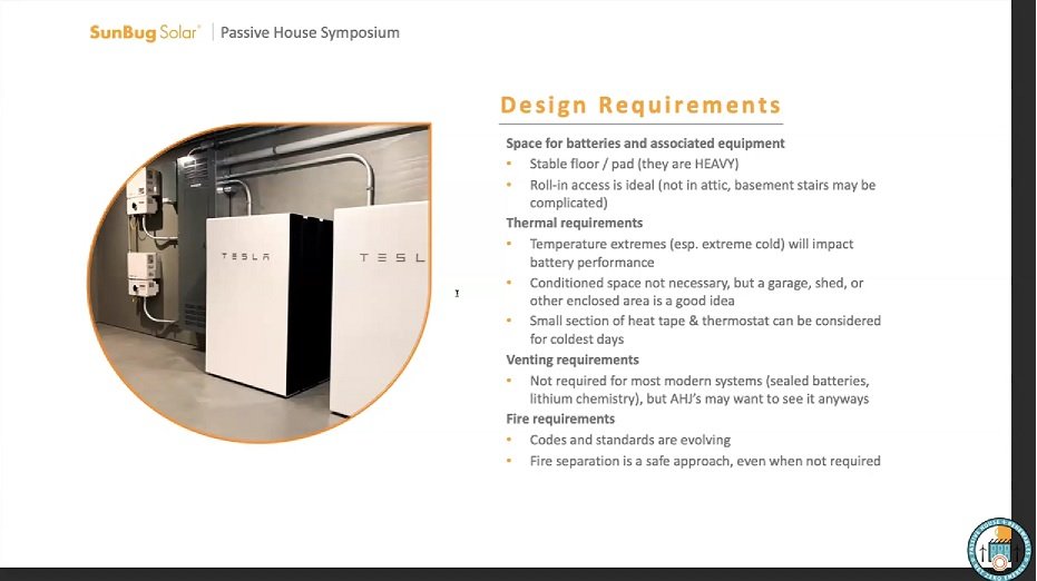 Renewable Energy & Storage for High-Performing & Passive Buildings – What’s Now, New, and Next
